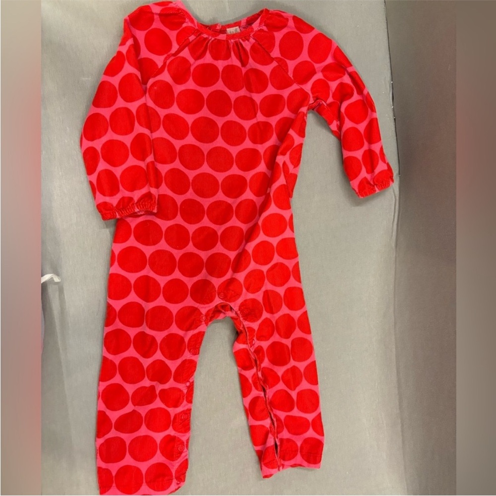 Primary brand one piece jumpsuit corduroy bold color size 18-24 months